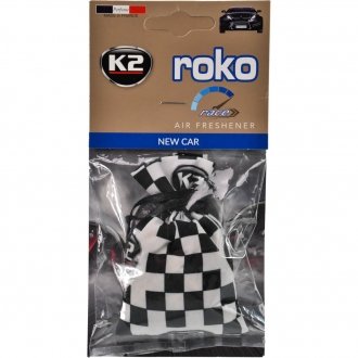 Ароматизатор в машину з ароматом нової машини Roko Race 25 г K2 V812R