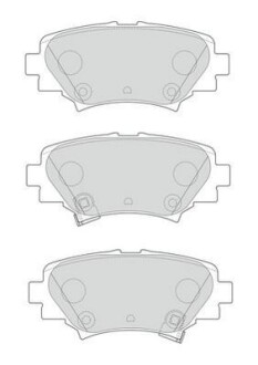 MAZDA Тормозные колодки задн.Mazda 3 13- JURID 573614J