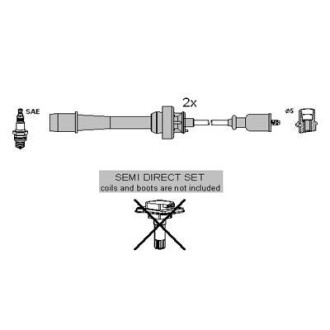 Комплект кабелей высоковольтных HUCO HITACHI-HUCO 134954