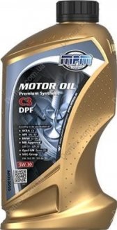 Моторна олива Premium Synthetic C3 DPF / 5W30 / 1л. / (ACEA C3, API CF/SN, Opel/GM dexos2) MPM 05001DPF