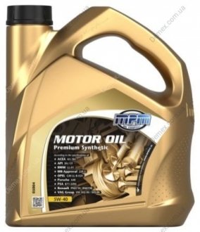 Моторное масло Premium Synthetic 5W40 4л. MPM 05004 (фото 1)