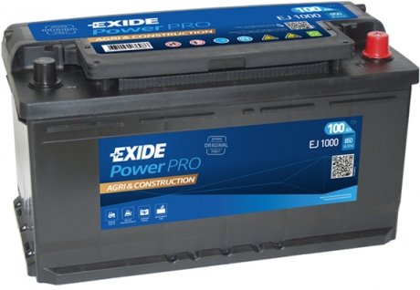 Акумулятор 6 CT-100-R Power Pro Agri EXIDE EJ1000 (фото 1)