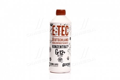Антифриз концентрат Gt12+ Glycsol кан. п/е 1,5 кг. червоний E-TEC 9588 (фото 1)