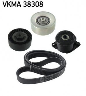 Полікліновий ремінний комплект SKF VKMA 38308