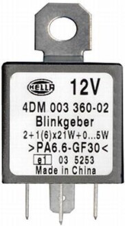 Реле поворота HELLA 4DM 003 360-021