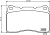 TESLA Тормозные колодки передн.Tesla S 12-,Cadillac,Ford (с-ма Brembo) HELLA 8DB 355 014-451 (фото 2)