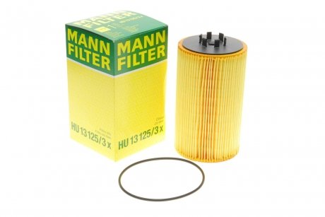 Фильтрующий элемент масляного фильтра MAN TGA, Neoplan MANN MANN (Манн) HU 13 125/3 X