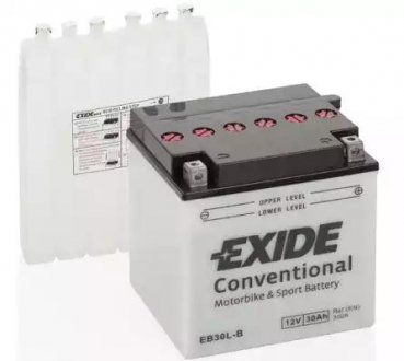 Мото акумулятор 12 V 30 Ач 300А EXIDE EB30L-B (фото 1)