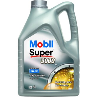 Олива моторна SUPER 3000 5W-30 Formula FE 5 л MOBIL 156155