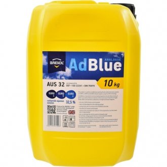 Рідина AdBlue для систем SCR 10 л BREXOL 501579 AUS 32c10 (фото 1)