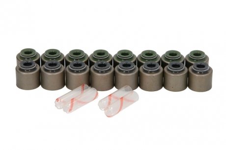 Сальник клапана (впуск/выпуск) Mazda 2/3/6 1.5/2.2Di 12- (к-кт 16 шт.) 550.860 ELRING 550860 (фото 1)