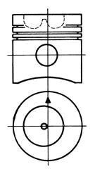 Поршень KOLBENSCHMIDT 93 069 600