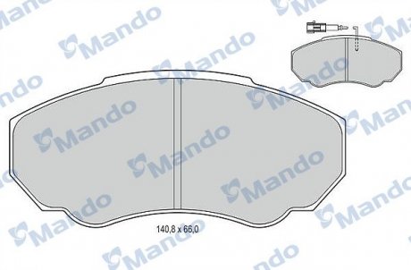 Гальмівні колодки до дисків MANDO MBF015029 (фото 1)