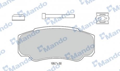 Гальмівні колодки до дисків MANDO MBF015030
