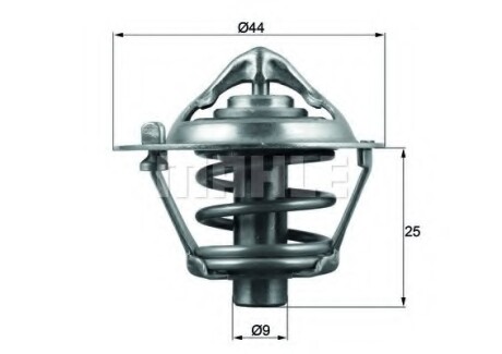 Термостат, охолоджуюча рідина MAHLE MAHLE\KNECHT TX 113 88 D