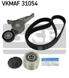 Комплект поліклиновий (ремінь+ролики) SKF VKMAF 31054