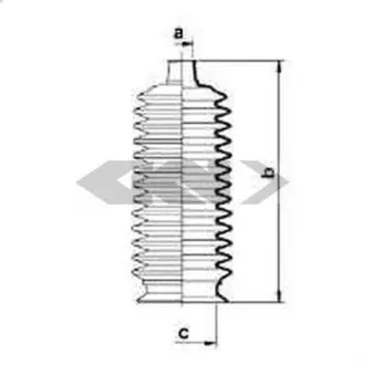 Пыльник рулевого механизма GKN SPIDAN 83877