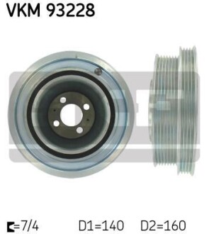 Ременный шкив, коленчатый вал SKF VKM 93228