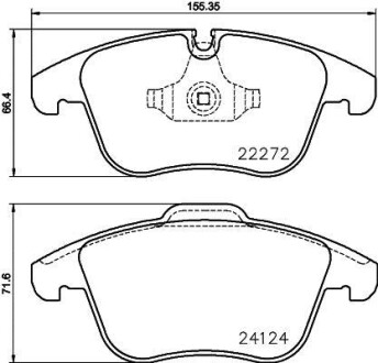 Тормозные колодки, к-кт. BREMBO P36 030