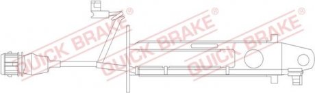 Гальмівні аксесуари (Датчик зносу колодки) QB QB QUICK BRAKE WS 0240 A