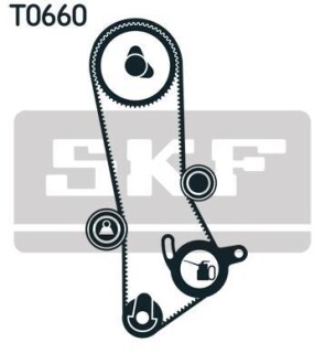 Комплект ременя ГРМ SKF VKMA 91015