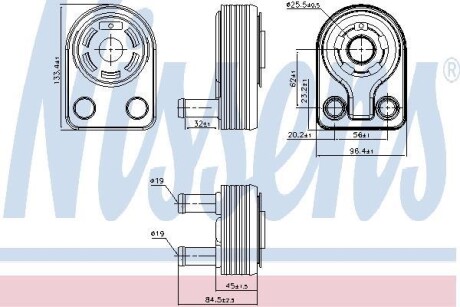 Радіатор оливний NISSENS 90971