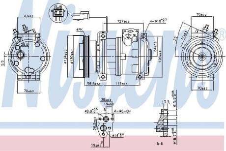 Компресор кондиціонера NISSENS 89382