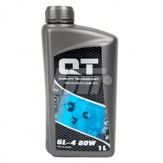 Масло трансмиссионное для МКПП 80W- GL4 1Л QT-OIL QT-OIL QT2480W01