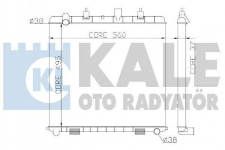KALE LANDROVER Радиатор охлаждения Range Rover II 3.9/4.6 98- KALE KALE OTO RADYATOR 359300