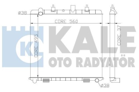 KALE LANDROVER Радиатор охлаждения Range Rover II 3.9/4.6 98- KALE KALE OTO RADYATOR 359300