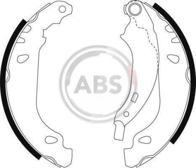 Колодки тормозные задн. Clio/Logan/Sandero/Symbol (04-21) A.B.S A.B.S. 9092