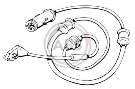 Датчик тормозных колодок перед. Vectra (95-09) A.B.S A.B.S. 39559