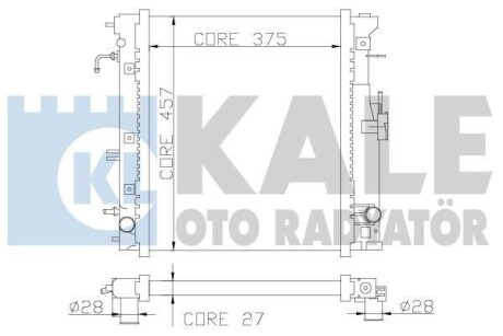 Теплообмінник KALE OTO RADYATOR 365700