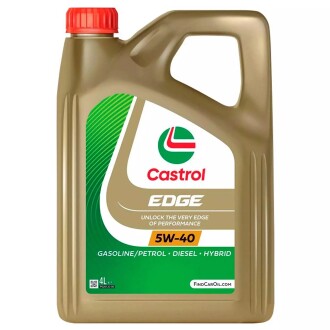 Моторное масло EDGE 5W-40 синтетическое 4 л CASTROL 1535F3