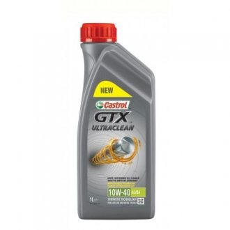 Олива моторна GTX Ultraclean 10W-40 1 л CASTROL 15DE17