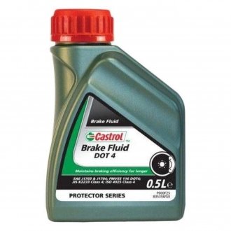 Гальмівна рідина Brake Fluid DOT 4 0,5 л CASTROL 15CD19