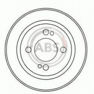 Гальмівний барабан задн. Accord/Civic/Integra (85-01) A.B.S A.B.S. 2346S