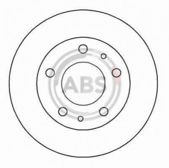 Тормозной диск перед. Boxer/Ducato/Jumper (94-07) A.B.S. 16290 (фото 1)