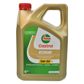 Моторное масло EDGE LL 5W-30 синтетическое 4 л CASTROL 15668E