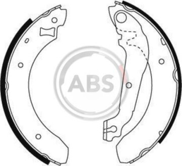 Колодки тормозные задн. Sierra (80-96) A.B.S A.B.S. 8705