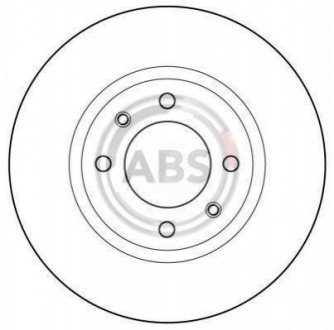 Тормозной диск перед. 305/405 (77-99) A.B.S A.B.S. 15414