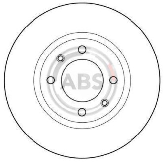 Гальмівний диск перед. 305/405 (77-99) A.B.S A.B.S. 15414