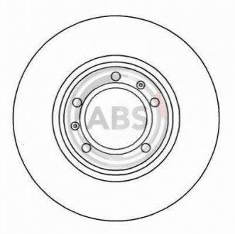 Тормозной диск перед. E38 (94-02) A.B.S A.B.S. 16331