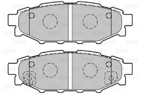 Гальмівні колодки дискові SUBARU/TOYOTA BRZ/Forester/Impreza/Legacy/Outback/GT86 "1,5-3,6 "R "03>> VALEO 301929