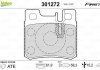 Комплект тормозных колодок, дисковый тормоз VALEO 301272 (фото 1)