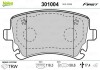 Комплект тормозных колодок, дисковый тормоз VALEO 301004 (фото 1)