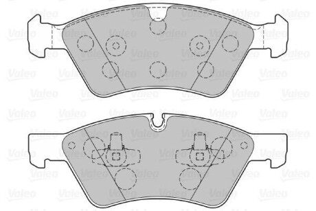 Тормозные колодки дисковые MERCEDES GL-Class/M-Glass/R-Class "3,0-5,0 "F "05>> VALEO 301107