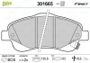 Тормозные колодки дисковые TOYOTA Avensis/Corolla "1,6-2,4 "F "03-09 VALEO 301665 (фото 1)