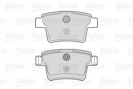 Комплект тормозных колодок, дисковый тормоз VALEO 301740 (фото 1)