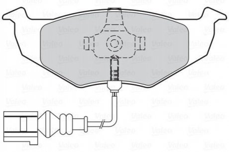 Комплект тормозных колодок, дисковый тормоз VALEO 301805 (фото 1)